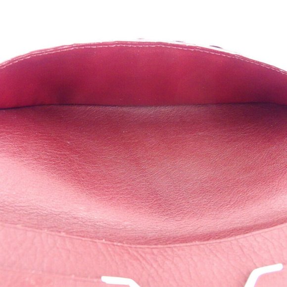 Cartier length wallet cabochon Bordeaux leather Auth used T18091 - Picture 6 of 8